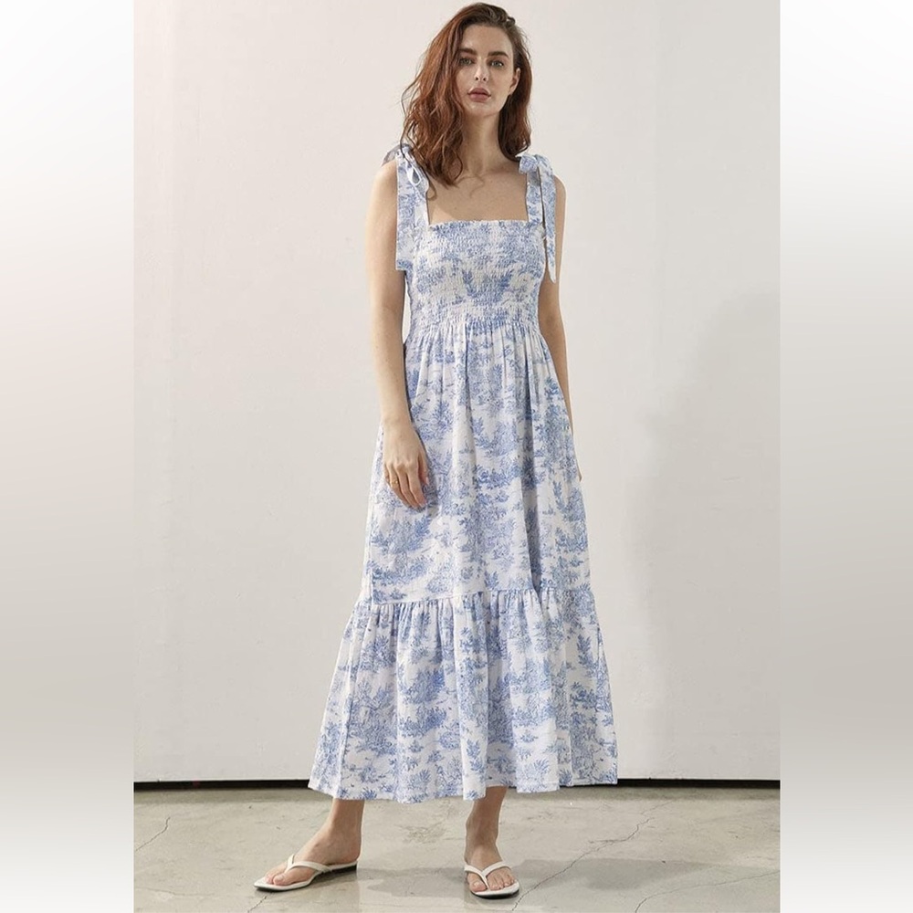 Nothing Fits But Tie Shoulder Dress